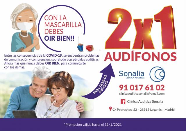 2X1 EN AUDIFONOS