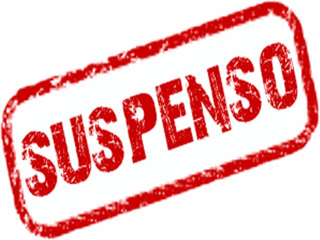 SUSPENSO